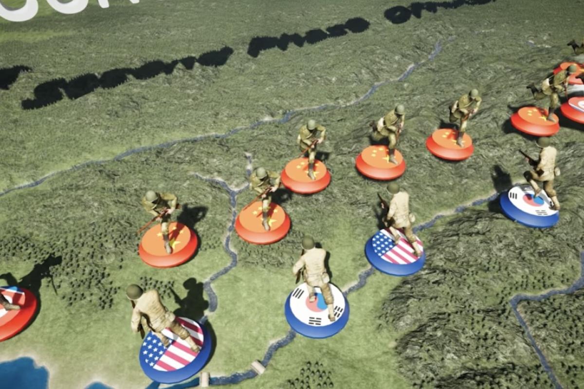 China v USA Korean War