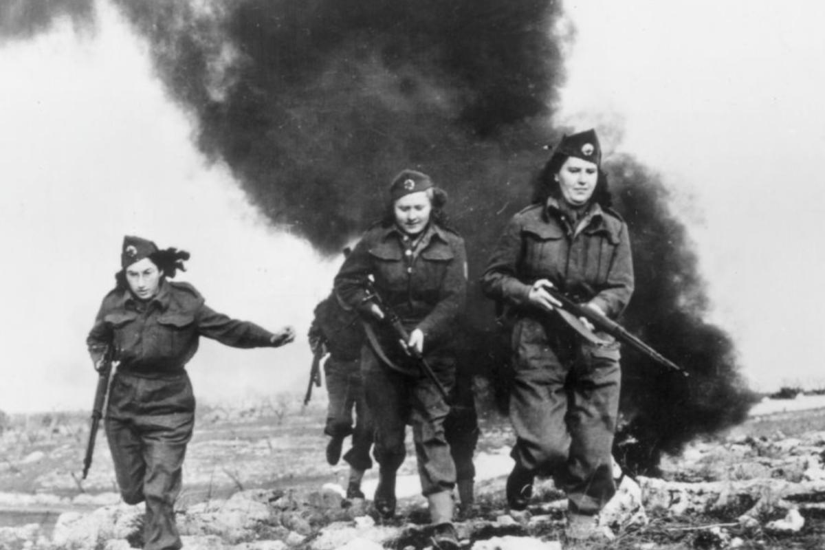 Yugoslavian partisan woman fighters 
