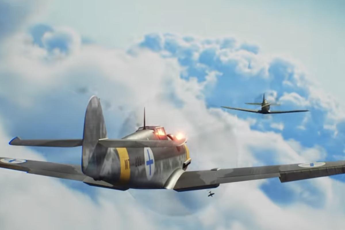 Finish fighter plane pilot 