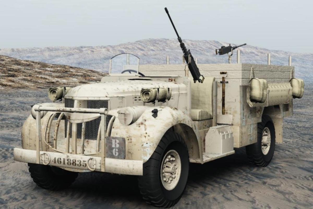 Chevrolet desert raiding truck