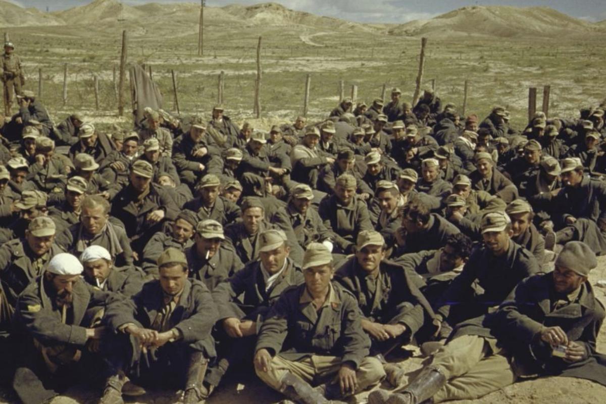 Italian troops in n.africa