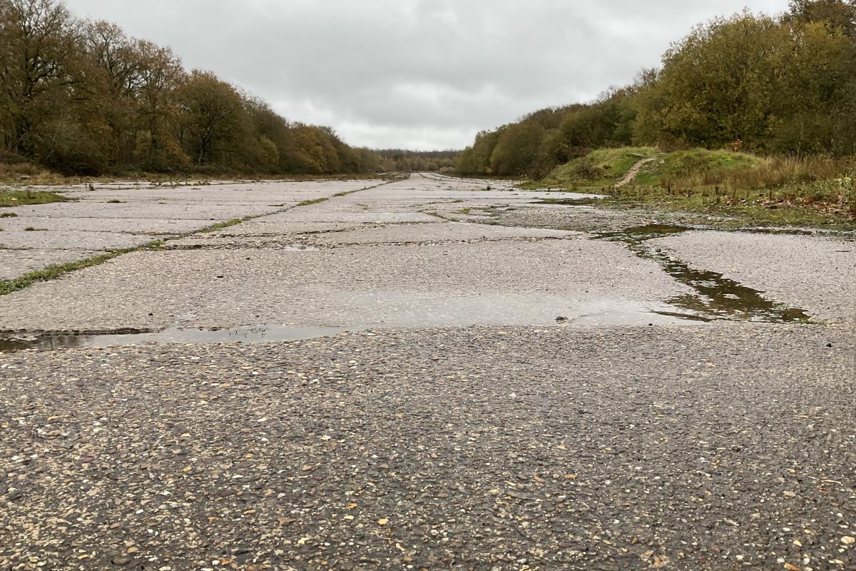 RAF north witham airfield strip
