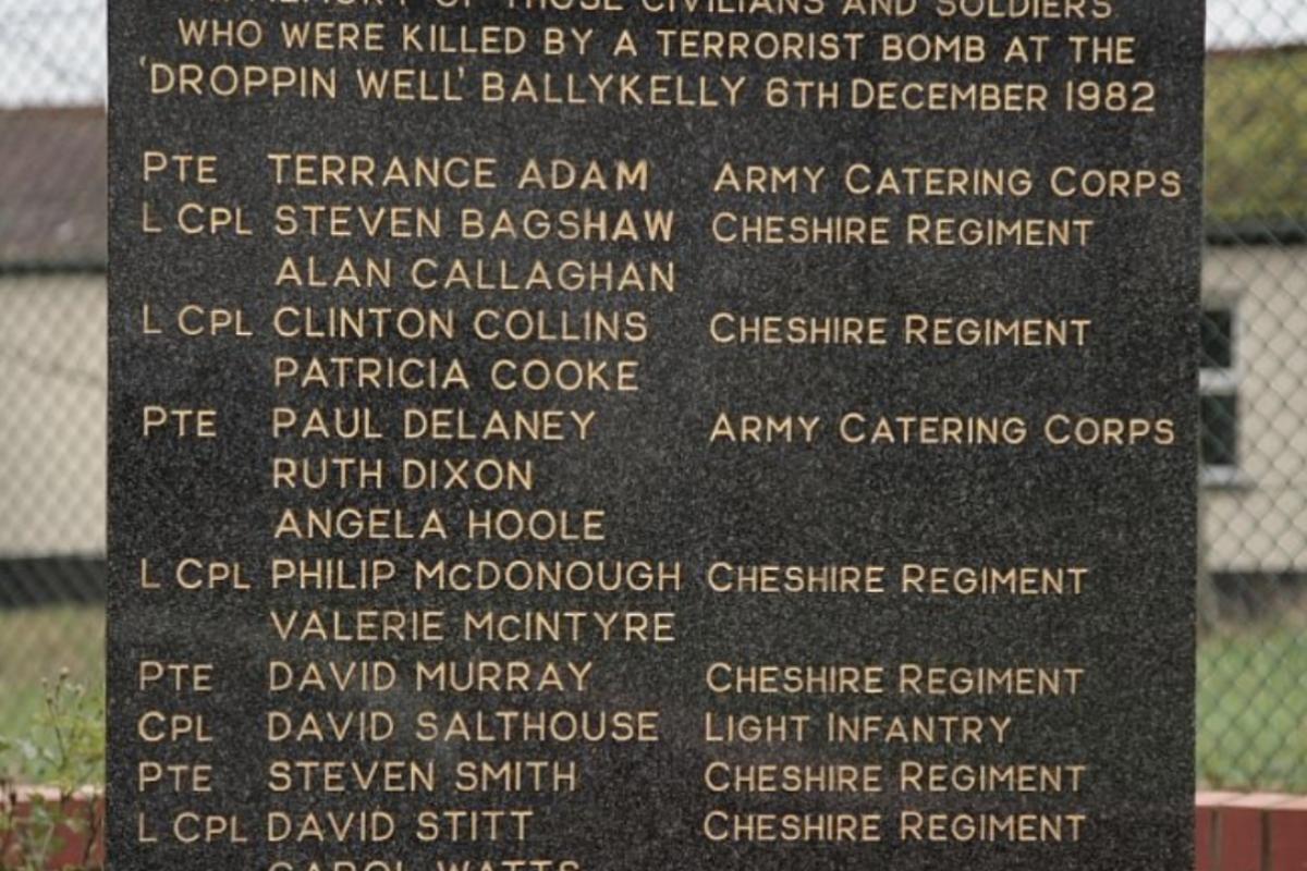 Memorial ballykelly bombing 