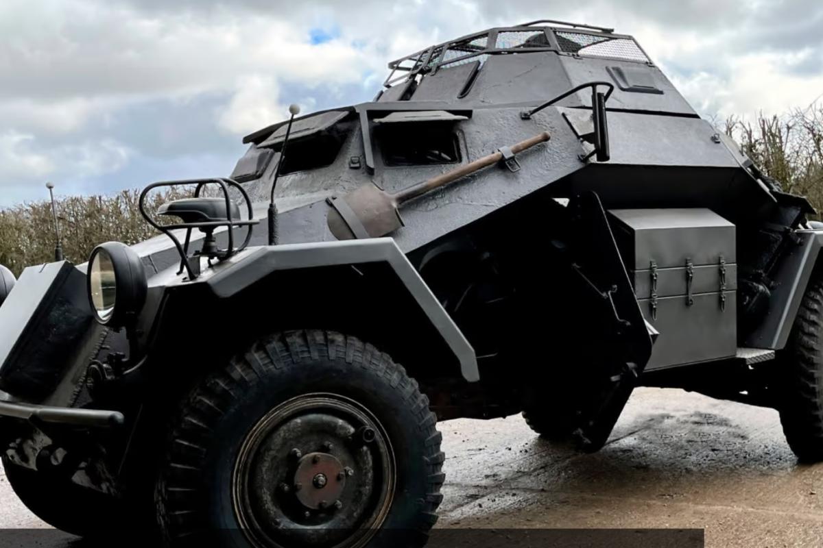 So kfz 222 German armoured car ww2 reconnaissance vehicle