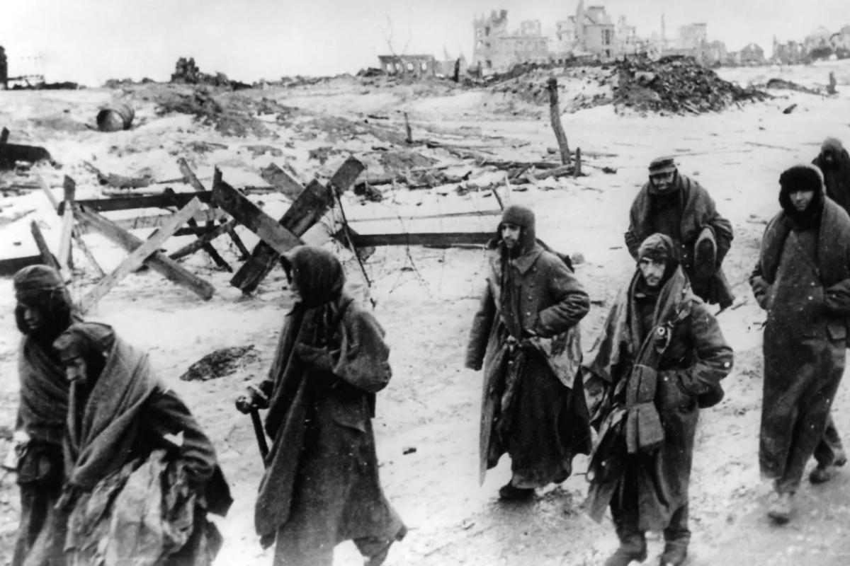 Volga river freezes stalingrad 