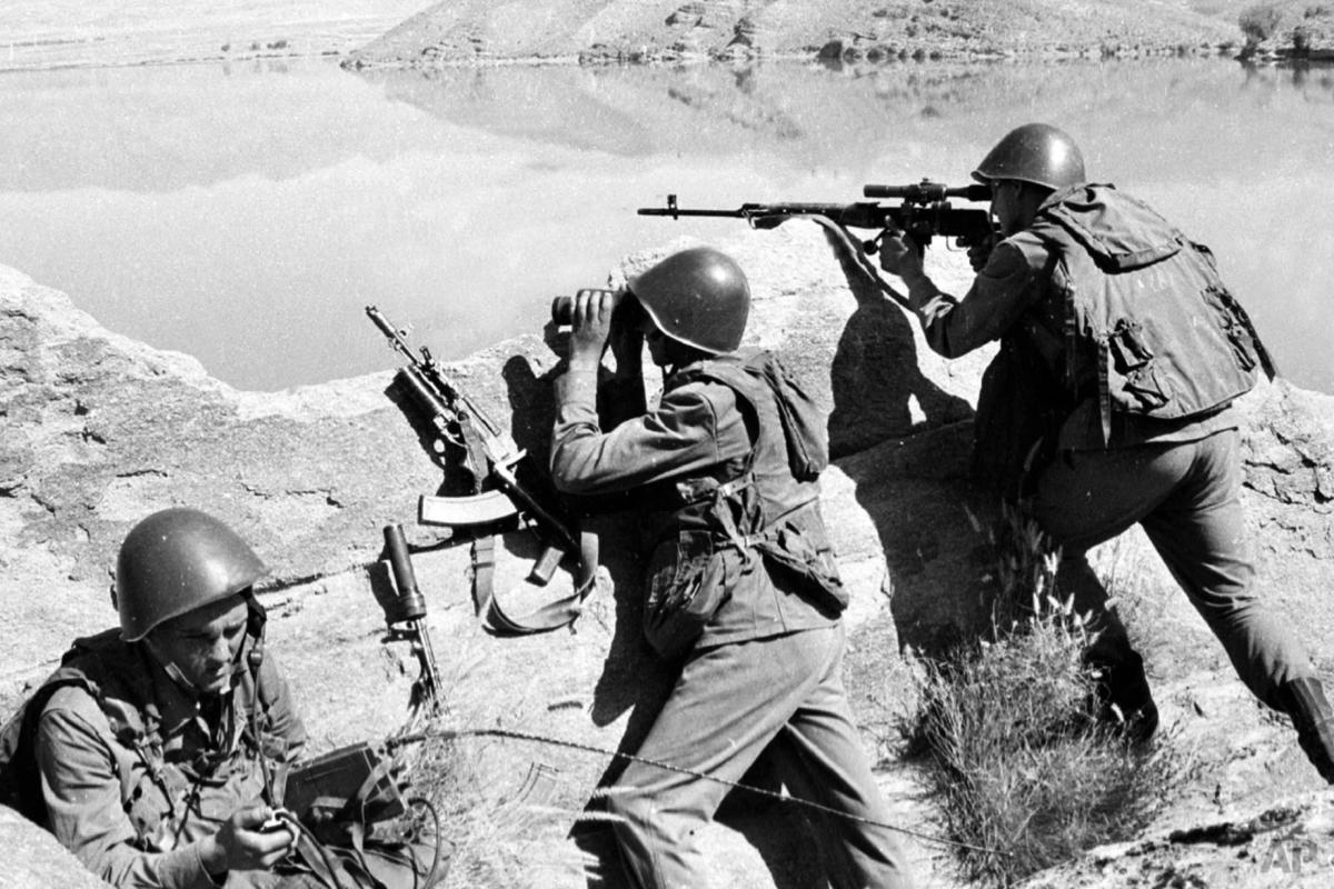 Soviet soldiers in Afghanistan 