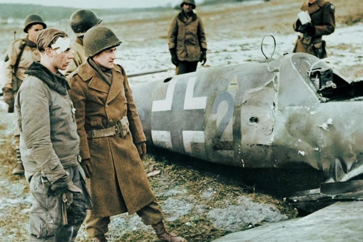 Shot down luftwaffe 109