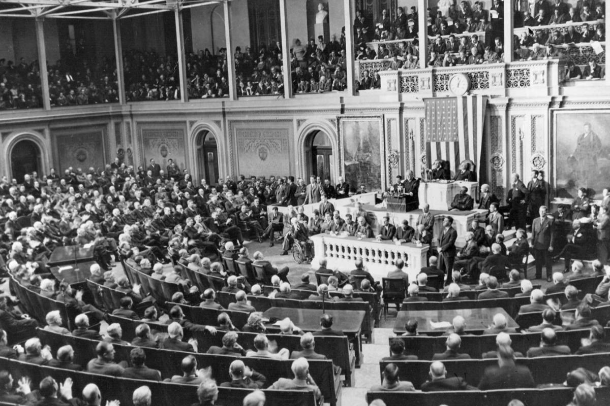 President Roosevelt 1941 four season speech 