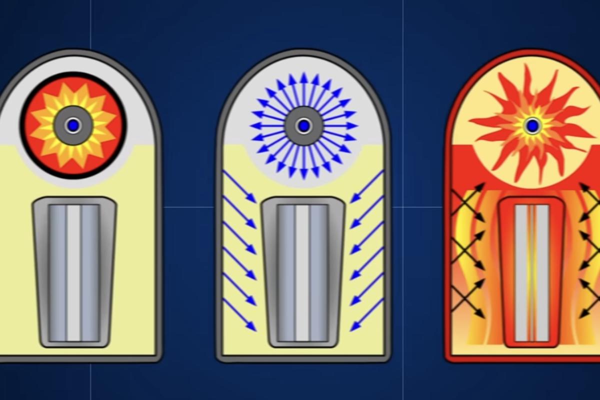 Video of nuclear and hydrogen bombs working 