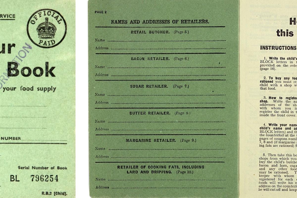 British ration book 