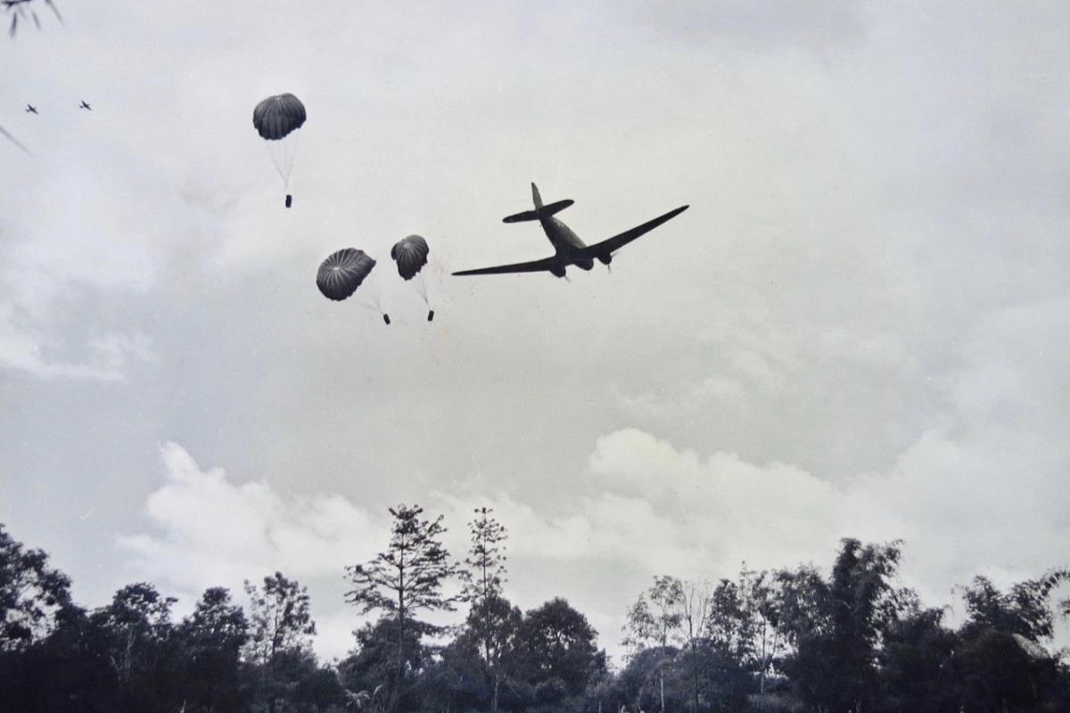 Dakota’s dropping supplies off to Chindits