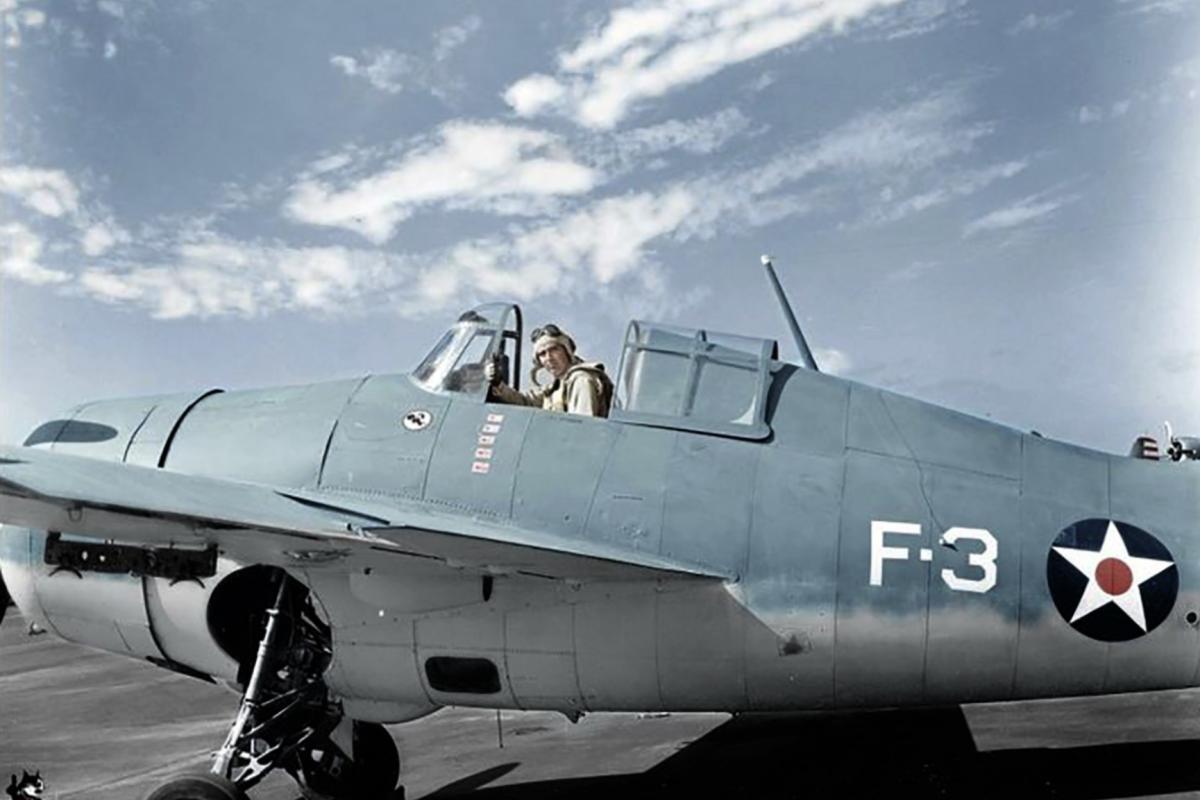 Butch o hare f4f wildcat us plane 