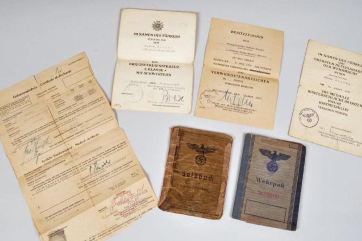 Wehrpass German military personnel document 