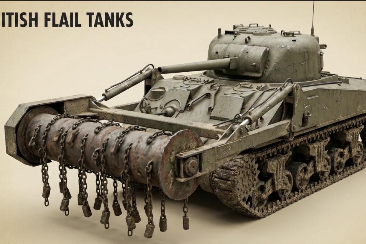 Mine clearing tanks 