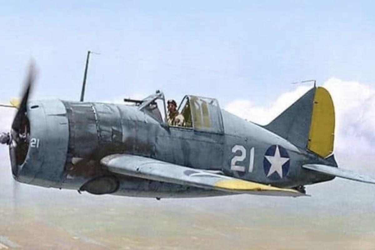 Brewster buffalo f2a plane u.s airforce 