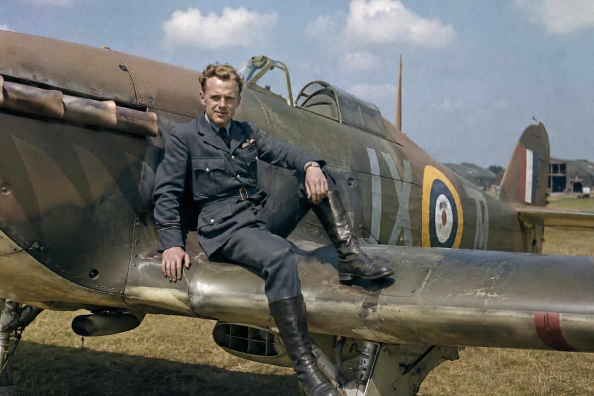 RAF pilot ray holmes 