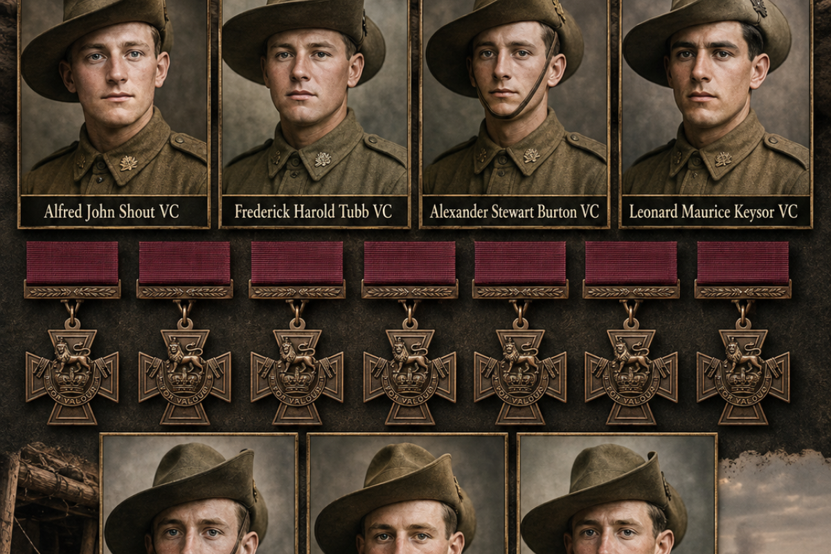 7 Victoria crosses awarded 
