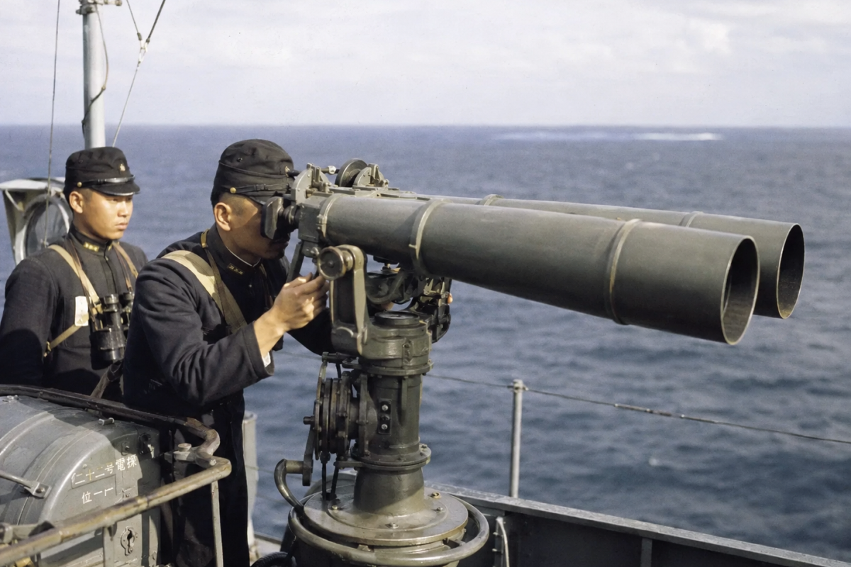 Japanese naval Fuji meibo 25x150 binoculars 