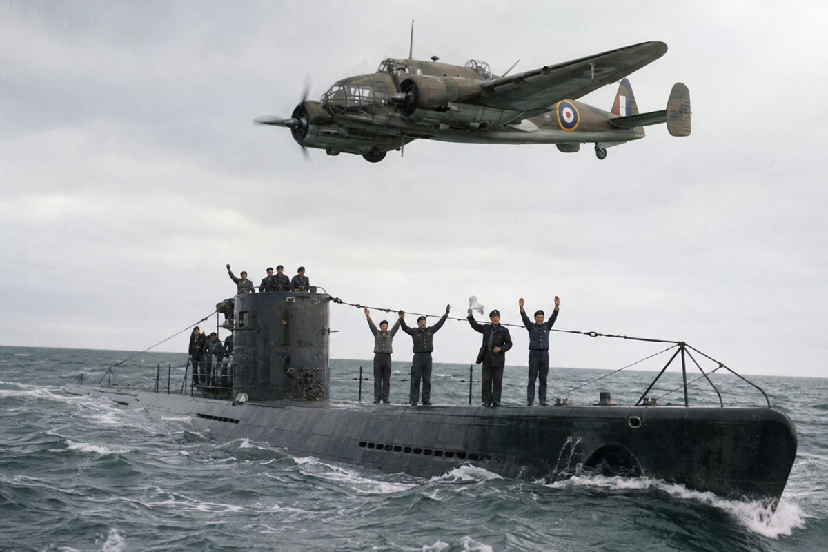 U boat captured  u-570