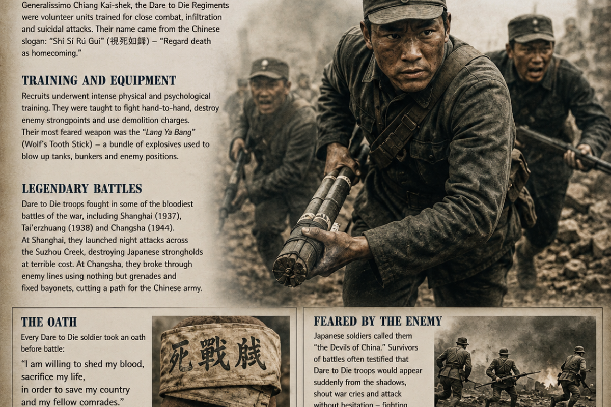Chinese dare to die soldiers 