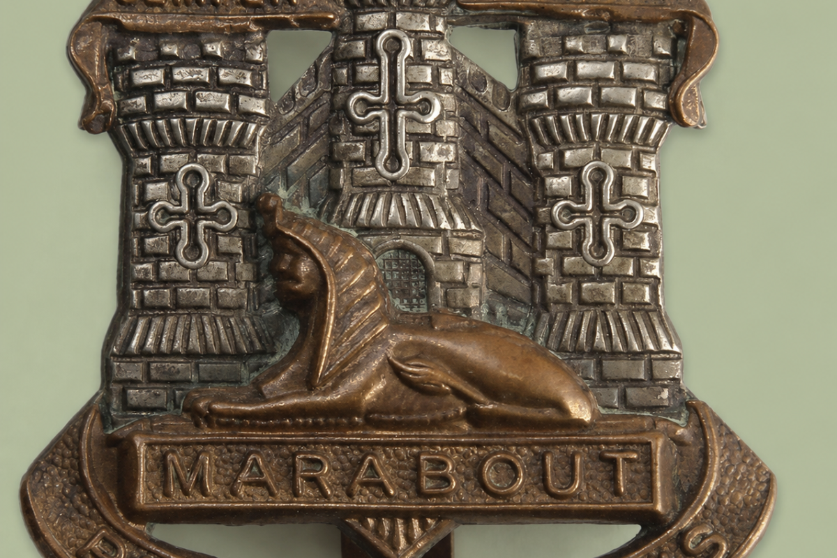 Devon and dorsets regiments cap badge 
