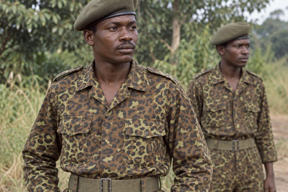 Congo leopard camouflage 