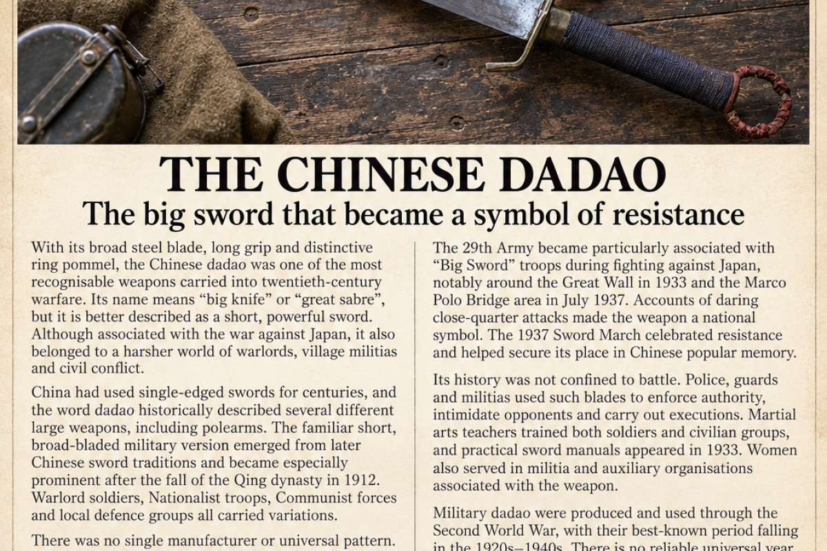 Chinese dadao knife 