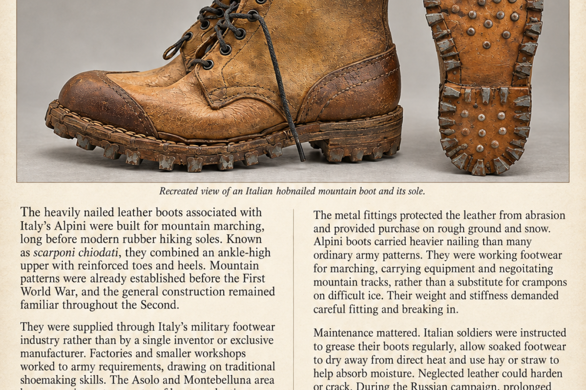 Italian alpini boot 