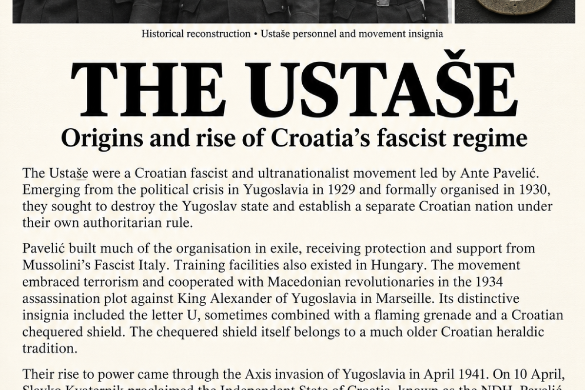 Croatian ustase organisation 
