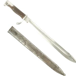 Saw back bayonet