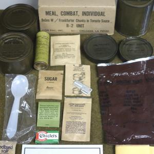 Vietnam war ww2 USA military c troop rations 