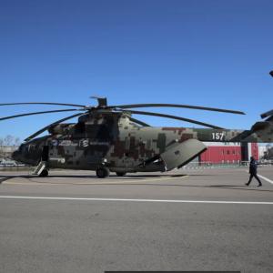 Russian military Soviet’s heavy lift helicopter mi-26 