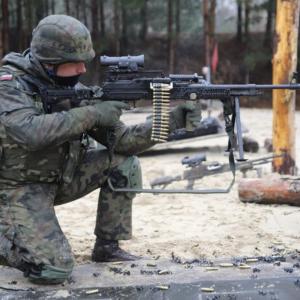 Polish machine gun ukm2020s military weapon 