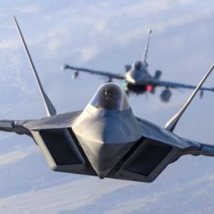 Raptor f-22 USA military stealth fighter bomber recon plane 