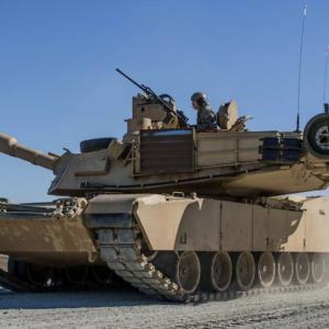 USA battle tank Abrams tracked vehicle war machine artillery 