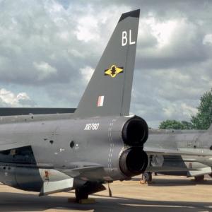 English electric lightning fighter jet plane interceptor RAF 