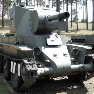 Finnish but-42 assault gun tank artillery ww2 military weapon 