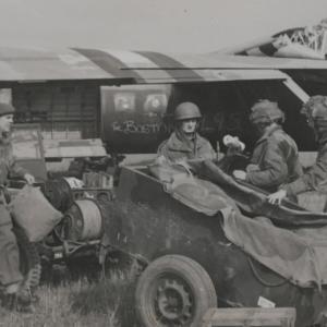 British paras airborne assault Arnhem gliders jeeps 