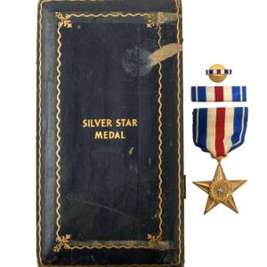 Silver star medal 