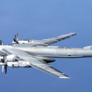 Russian tupolev tu-95 plane 