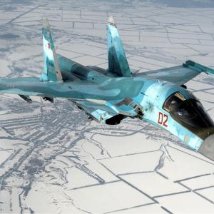 Su-34 Russian fighter bomber