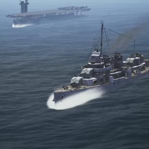 Us johnstons war ship ww2