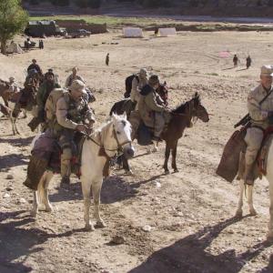 Allied forces on horseback 