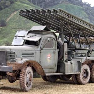 Katyusha rocket launcher ww2 Russian artillery weapon