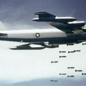B-52 American bomber plane