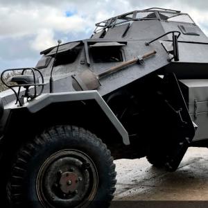 So kfz 222 German armoured car ww2 reconnaissance vehicle