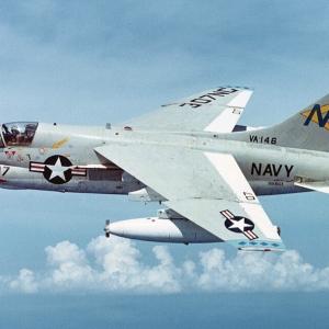 A-7 Corsair 11 fighter bomber plane