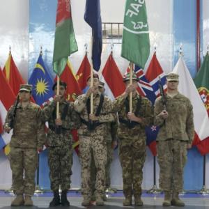 Afghanistan flag ceremony 