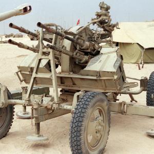 Iraq zPU -4 anti aircraft gun 