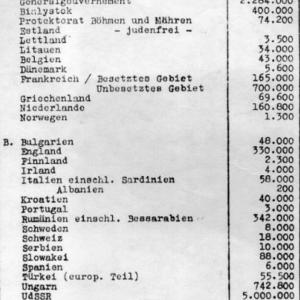 Wannsee document finally solution 